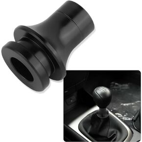 M10x1.5 Car Gear Shift Knob Adapter,Aluminum Alloy Shift Boot Retainer Stick Shift Knob Adapter,Universal Manual Shifter Adapter Car Interior Accessories for Car Truck (Black, M10x1.5)