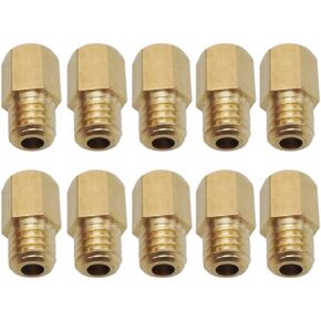 Set of 10 Hex Type Main Jets for MIKUNI VM/TM/TMX Carburetor 200-290
