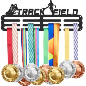 SUPERDANT Track and Field Medal Hanger Holder Display Male Sports Arts Medals Display Rack
