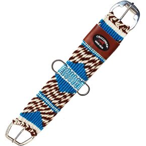 Horse Western 13 Strand Double Weave Two-Tone Mohair Straight Cinch 97RT14