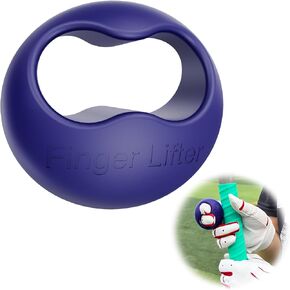 Finger Lifter Grip for Baseball & Softball Pro Batters Two Finger Grip Reduce Roll Over, Palm Up Palm Down Baseball Swing Trainer Increase Batting Speed Barrel Into The Zone Faster-Blue Color in Kuwait