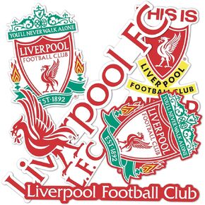 Desert Cactus Liverpool FC Sticker Decal Vinyl English Anfield Football Soccer Premier League Laptop Water Bottle Car Scrapbook (Type 2-1)