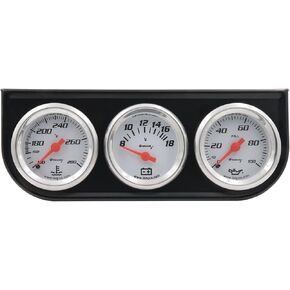 Equus 5100 1-1/2" Triple Gauge Kit, White