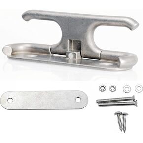Thorn Boat Folding Cleat Flip Up Dock Cleat Eagle Handle Fold Cleats Washed Stainless Steel Color