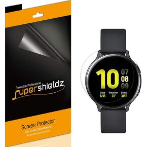 Supershieldz (3 Pack) Designed for Samsung Galaxy Watch Active2 / Active 2 (44mm) Screen Protector, (Full Coverage) High Definition Clear Shield (TPU)