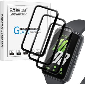 (3 عبوات) واقي شاشة للساعة متوافق مع هاتف Samsung Galaxy Fit3، صلابة رفيعة للغاية وطبقة شفافة عالية الوضوح تغطية كاملة مضادة للخدش وخالية من الفقاعات