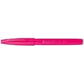 Pentel Brush Touch Sign Pen (Fine) [Pink] x 5 pieces (Japan Import)