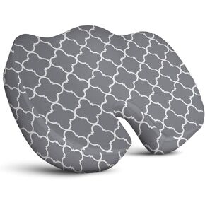 Office Chair Cushion for Back Pain Relief - Car Seat Cushion for Driving Lower Back Support Sciatica - Memory Foam Seat Cushion for Desk Chair Tailbone Pain Relief