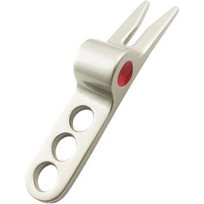 1Pc Silver Durable Golf Ball Fork Pivot Divot Repair Tool Compatible for Scotty Cameron Divot Tools, Golf Ball Markers