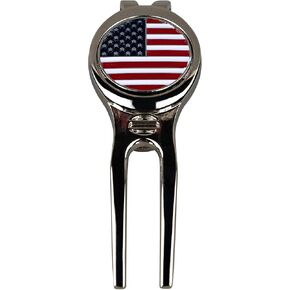 أداة إصلاح ديفوت للجولف مع علامة كروية - علم مغناطيسي - فولاذ عالي التحمل in Kuwait