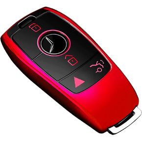 Tukellen for Mercedes Benz Key fob Cover,Special Soft TPU Key Case Protector Compatible with 2017-2023 E-Class 2018-2021 S-Class 2019-2023 A-Class C-Class G-Class-Black