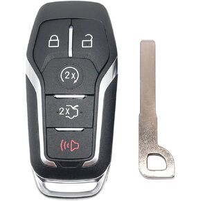 Replacement Key Fob Cover Case fit for Ford Fusion Explorer Mustang Edge F150 F250 Lincoln MKZ MKC Keyless Entry Key Fob Shell M3N-A2C31243300