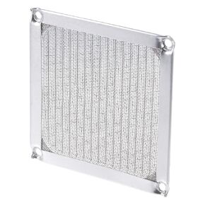 uxcell PC Dust Fan Screen Aluminum Mesh for Cooling Case Cover Silver Tone 90 mm