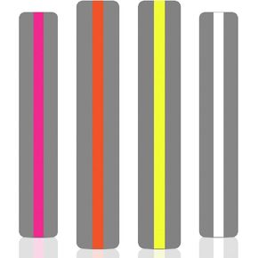 Chinco 32 Pieces Guided Reading Strips Highlight Strips Colored Overlays Colorful Bookmark-Helps with Dyslexia for Students and Teacher Teaching(Mixed Colors)