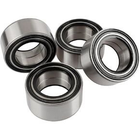 Nakuuly Front and Rear Wheel Bearings Pack of 4 Compatible with Polaris RZR XP 4 900 1000 Turbo Diesel Crew Scrambler Sportsman Replaces # 3514699 3514822 3514924 3514627