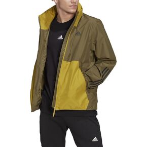 adidas Men's BSC 3-Stripes Rain.rdy Jacket