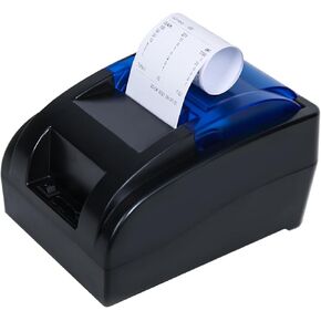 RIBAO Thermal POS Printer Receipt Printer Connect BC-55 BC-40 BCS-160 Mixed Bill Money Counter & Coin Sorter 58mm USB Cash Drawer Interface NOT for Square NOT for Other PC Device