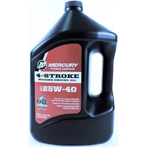 OEM Mercury Marine 4-Stroke FC-W 25W-40 Engine Oil One Gallon