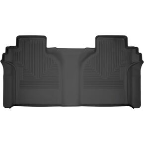 Husky Liners - Weatherbeater | Fits 2019 - 2024 Chevrolet Silverado, GMC Sierra 1500, 2020 - 2024 Silver/Sierra 2500, 3500 w/Factory Under Seat Strg (Crew Cab) - 2nd Row - Black | 14201