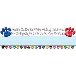Teacher Created Resources Paw Print Name Plates and Accents Bundle