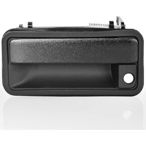 Exterior Door Handle, Front Left Driver Side, Metal Lever Plastic Bezel, Compatible with 1995-2000 Chevy GMC K1500 K2500 K3500, C1500 C2500 C3500 Suburban, Tahoe, Yukon, Cadillac 15742229, 77096