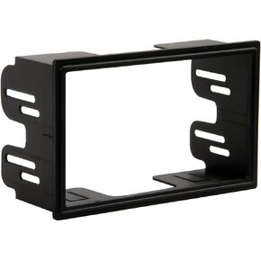 Scosche VW2351B Compatible with 2002-05 Volkswagen Golf / Jetta / Passat ISO Double DIN Dash Kit Black