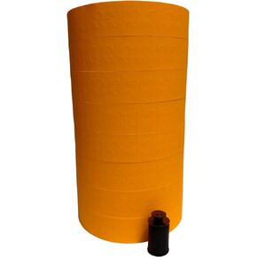Monarch 1131 ORANGE Label Gun labels, 8 rolls, 20,000 labels