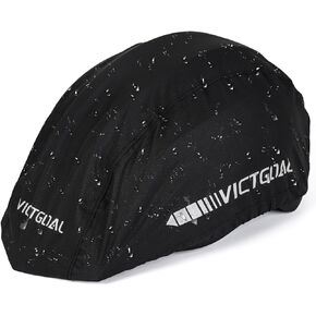 VICTGOAL Bike Helmet Cover with Reflective Stripes Waterproof Windproof Bicycle Helmets Rain Covers for Mountain Road Bike Cycling