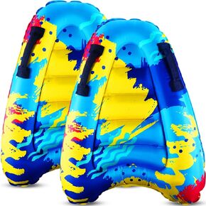 Inflatable Surfboard for Beach Surf Body Surfing Float Board for Slip Portable Pool Water Game Float Board Swimming Pool Floating Water Summer Fun Toy for Kids and Adult