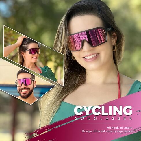 نظارات شمسية مستقطبة لركوب الدراجات نظارات شمسية رياضية MTB BMX للرجال والنساء للجري والقيادة والصيد والجولف in Kuwait