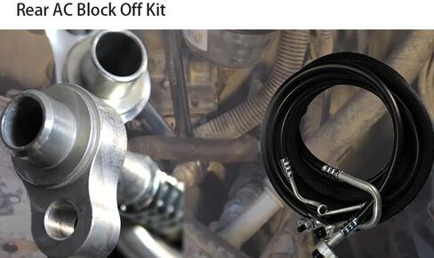 Rear A/C Block Off Kit, Fit for Caravan/Grand Caravan,Town and country 2012-2016,Aluminum Accessories Rear AC Block Off Kit, Enhance Durability Performance with Sealing Washers in Kuwait