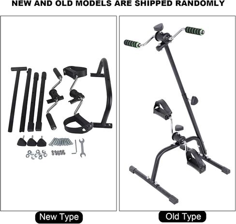 Compact Exercise Bike, Pedal Exerciser Bike Hand Arm Leg and Knee Peddler Adjustable Fitness Equipment for Seniors Elderly Home Pedal Exercise Bike for Total Body in Saudi Arabia