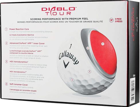 Callaway Diablo Tour Golf Balls (12 Pack) in Saudi Arabia