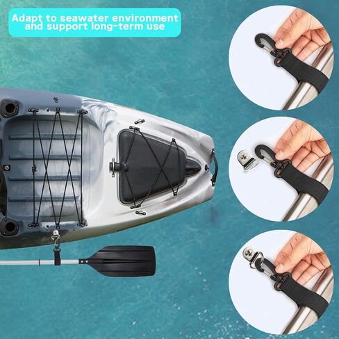 كاياك مجداف حامل مجداف مجلس الملحقات 6 قطعة + 6 قطعة D حلقة اكسسوارات قارب قابل للنفخ مجداف التخزين in Kuwait