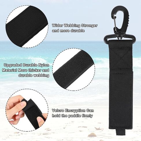 6 Pcs Upgraded Kayak Paddle Holder Kayak Paddle Holder Upgraded, Paddleboard Inflatable Boat Paddle Keeper Paddle Holder Paddle Clip Paddle Clips Board Accessories in Saudi Arabia