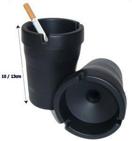 Set of 3 Butt Bucket Plastic Ashtray Assorted Colors 4-1/4" x 3" (Set of 3 Plastic) in Kuwait