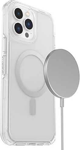 OtterBox IPhone 13 Pro Max & IPhone 12 Pro Max Symmetry Series+ Case - Clear, Ultra-Sleek, Snaps to MagSafe, Raised Edges Protect Camera & Screen in Saudi Arabia
