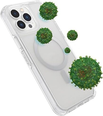 OtterBox IPhone 13 Pro Max & IPhone 12 Pro Max Symmetry Series+ Case - Clear, Ultra-Sleek, Snaps to MagSafe, Raised Edges Protect Camera & Screen in Saudi Arabia