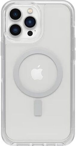 OtterBox IPhone 13 Pro Max & IPhone 12 Pro Max Symmetry Series+ Case - Clear, Ultra-Sleek, Snaps to MagSafe, Raised Edges Protect Camera & Screen in Saudi Arabia
