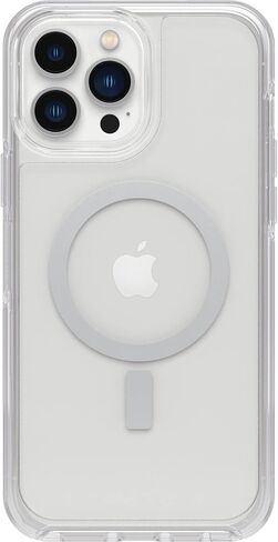 OtterBox IPhone 13 Pro Max & IPhone 12 Pro Max Symmetry Series+ Case - Clear, Ultra-Sleek, Snaps to MagSafe, Raised Edges Protect Camera & Screen in Saudi Arabia