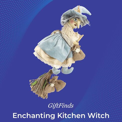 SAGEFINDS Enchanting Kitchen Witch, Good Luck Cooking Doll, Kitchen Home Decoration, 13" H in Saudi Arabia