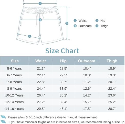 American Trends Boys Swim Trunks with Compression Liner Swim Shorts Quick Dry Swimsuit Swimwear Bathing Suit Beach Short in Saudi Arabia