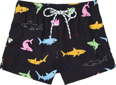 American Trends Boys Swim Trunks with Compression Liner Swim Shorts Quick Dry Swimsuit Swimwear Bathing Suit Beach Short in Saudi Arabia