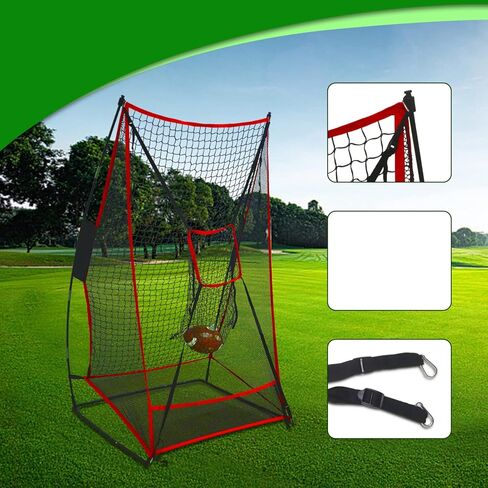 Football Target,Football Training Target,Football Training Pocket,Suitable for Any Football Net, Football Accessory,Baseball Net and Softball Adjustable Height and Throwing Zone in Kuwait