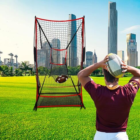 Football Target,Football Training Target,Football Training Pocket,Suitable for Any Football Net, Football Accessory,Baseball Net and Softball Adjustable Height and Throwing Zone in Kuwait