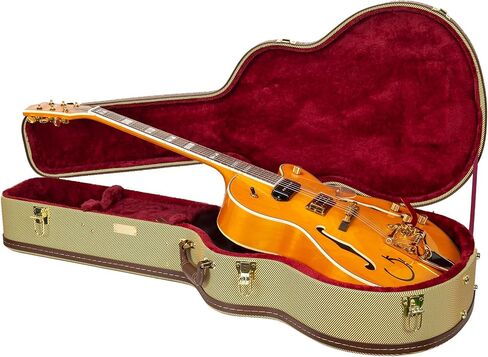 Crossrock Electric Case fits 16" Lower Bout Hollow-Body Archtop Guitars-Black (CRW620JA16BK) in Saudi Arabia