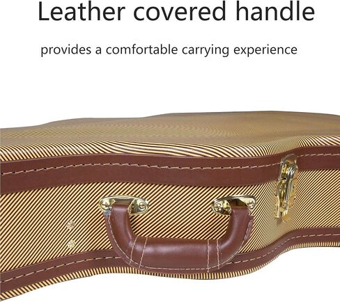 Crossrock Electric Case fits 16" Lower Bout Hollow-Body Archtop Guitars-Black (CRW620JA16BK) in Saudi Arabia