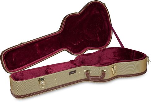 Crossrock Electric Case fits 16" Lower Bout Hollow-Body Archtop Guitars-Black (CRW620JA16BK) in Saudi Arabia
