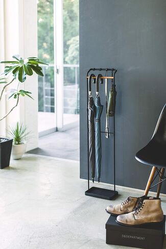 YAMAZAKI home Tower Hanging Umbrella Stand Black in Saudi Arabia