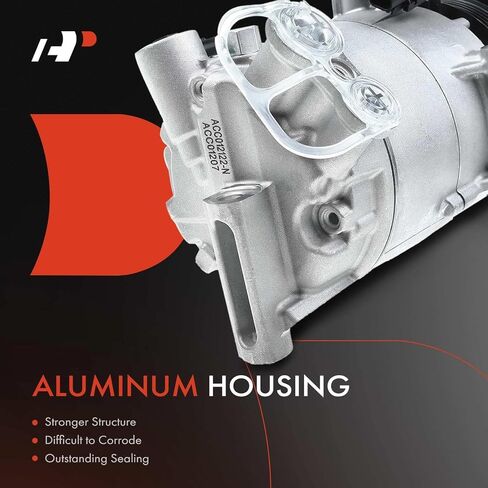 A-Premium A/C AC Compressor with Clutch Compatible with Chevrolet Colorado 2.5L 2015-2021, Equinox 1.5L 2018-2021, GMC Canyon 2.5L 2015-2021, Terrain 1.5L 2018-2021, CVC Style, 5 Grooves in Saudi Arabia